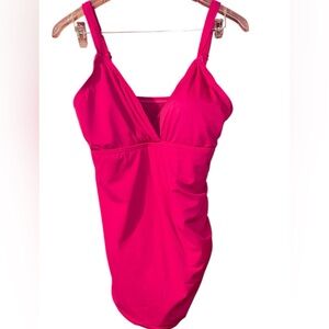 Shore Club Vibrant Pink Women's One Piece Swimsuit